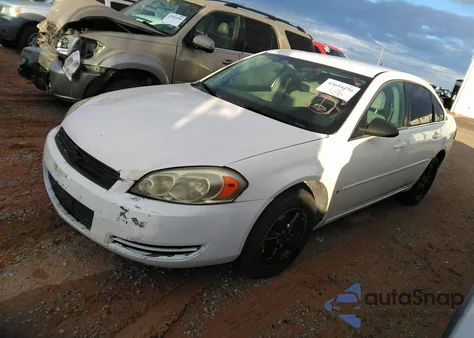 2007 Chevrolet Impala Lt из США, поврежденный, VIN 2G1WT58K379237711